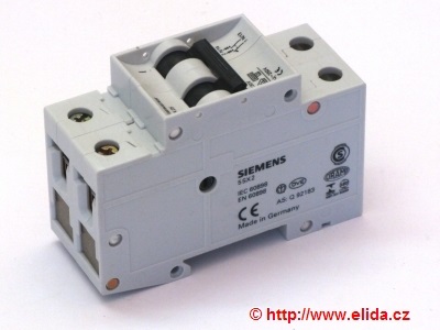 jistič SIEMENS C 1A     dvoupól.